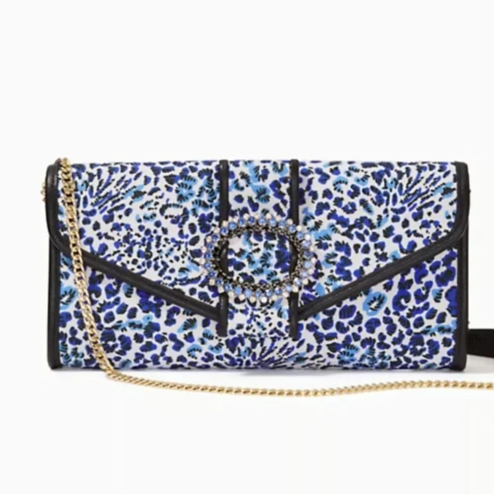 LILLY PULITZER BENTON CLUTCH TWISTED UP RESORT WHITE - NEW WITH TAG - Picture 2 of 12